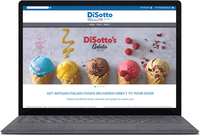 Disotto Foods Website